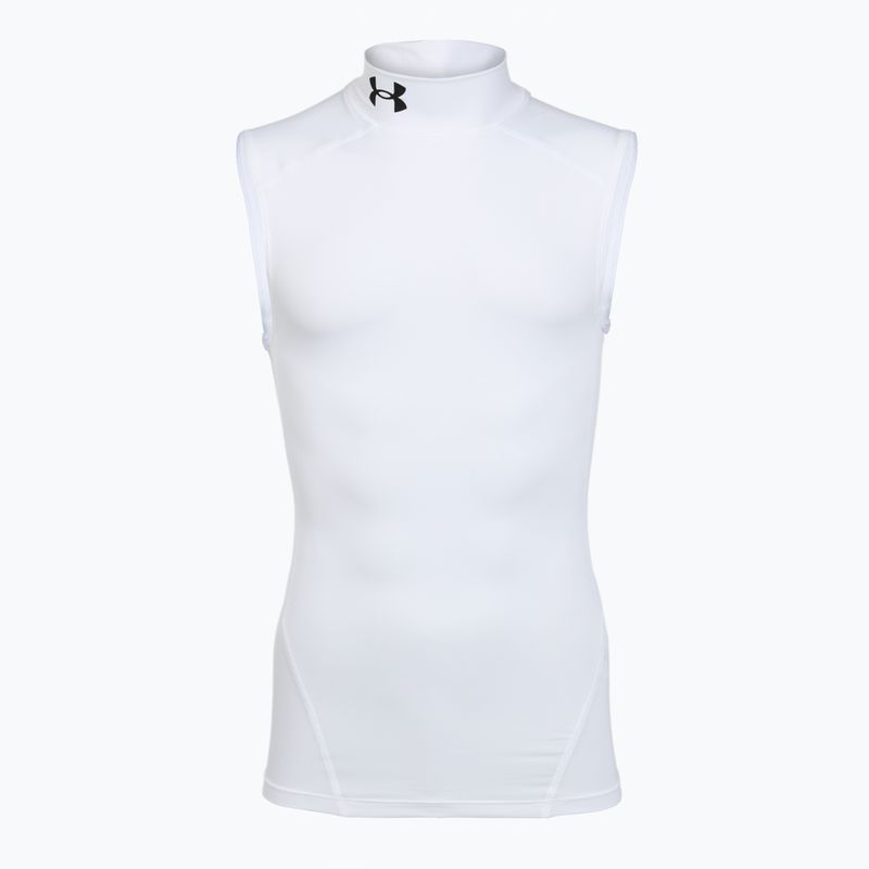 Férfi edző póló Under Armour HG Armour Comp Mock SL castlerock/white