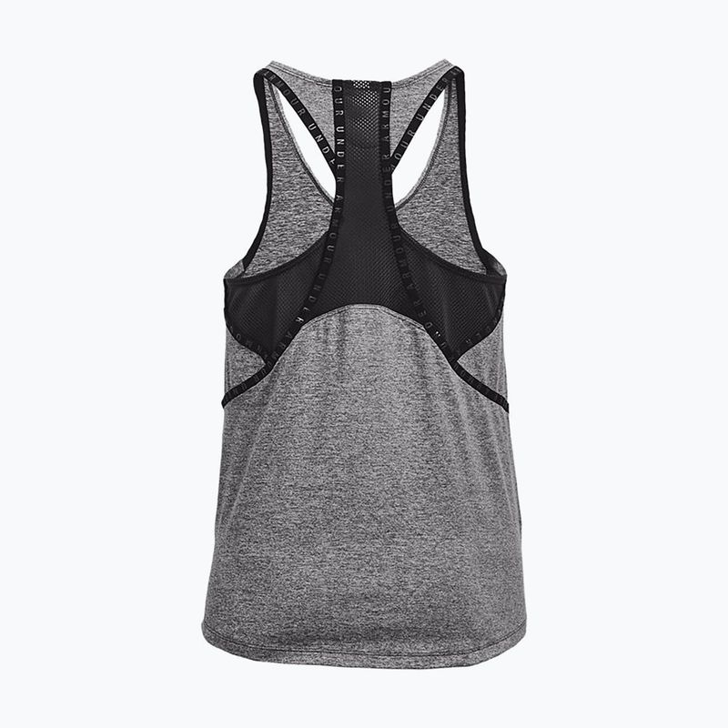 Női edzőtartozék Under Armour UA Knockout Mesh Back Tank grafit 1360831 6