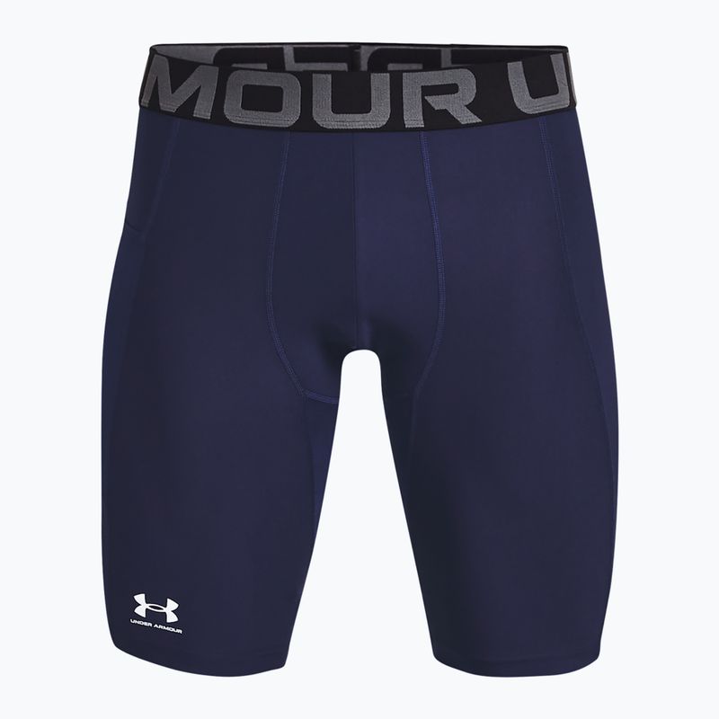 Férfi Under Armour HG Armour hosszú rövidnadrág éjfekete-sárga/fehér 4