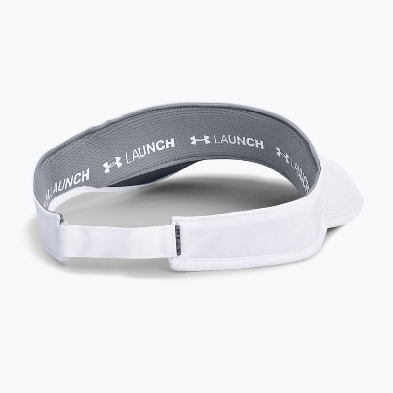 Férfi Under Armour Isochill Launch Run Visor 100 Fehér UAR-1361563100 7