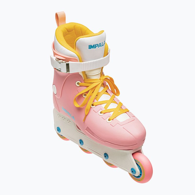 Női görkorcsolya IMPALA Lightspeed Inline Skate rózsaszín sárga 2