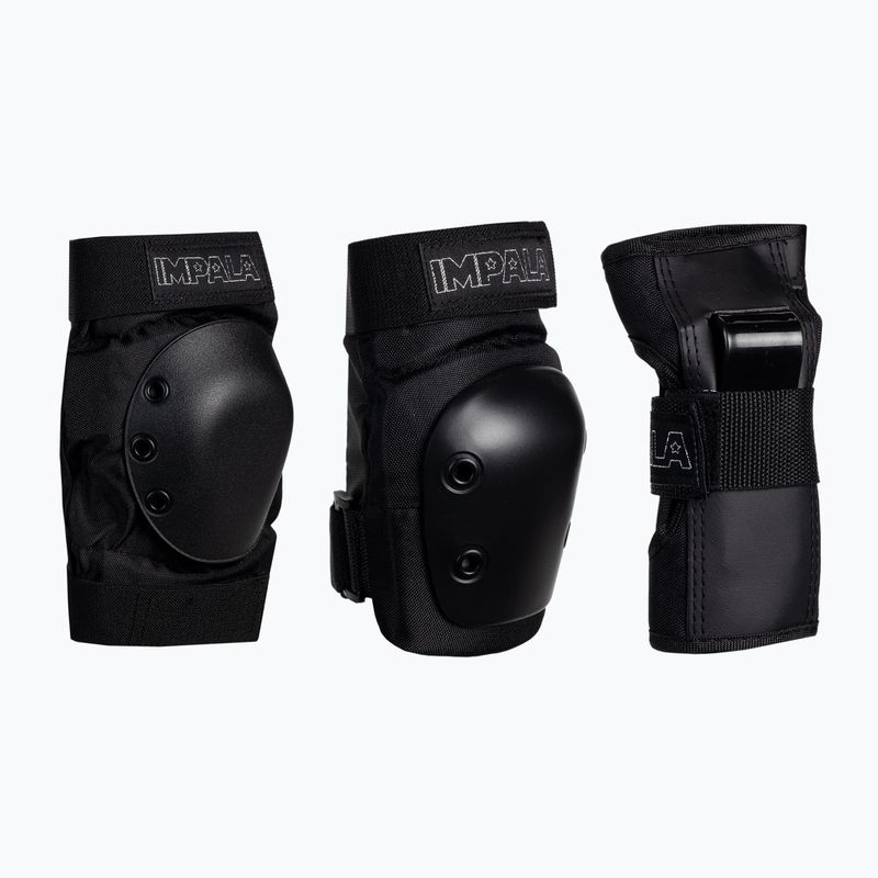 Női teljes testvédő készlet IMPALA Protective fekete IMPRPADS