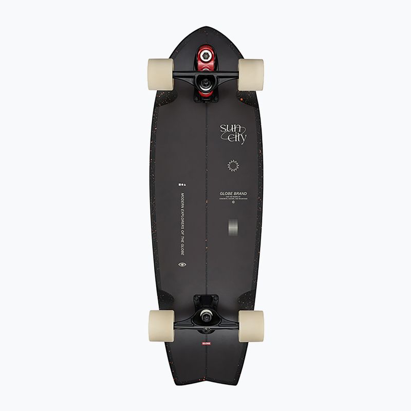 Cruiser gördeszka Globe Sun City 2 asztro piros 3