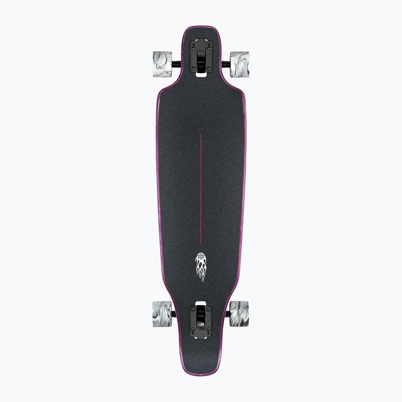 Globe Outlier lila lángokkal longboard 2