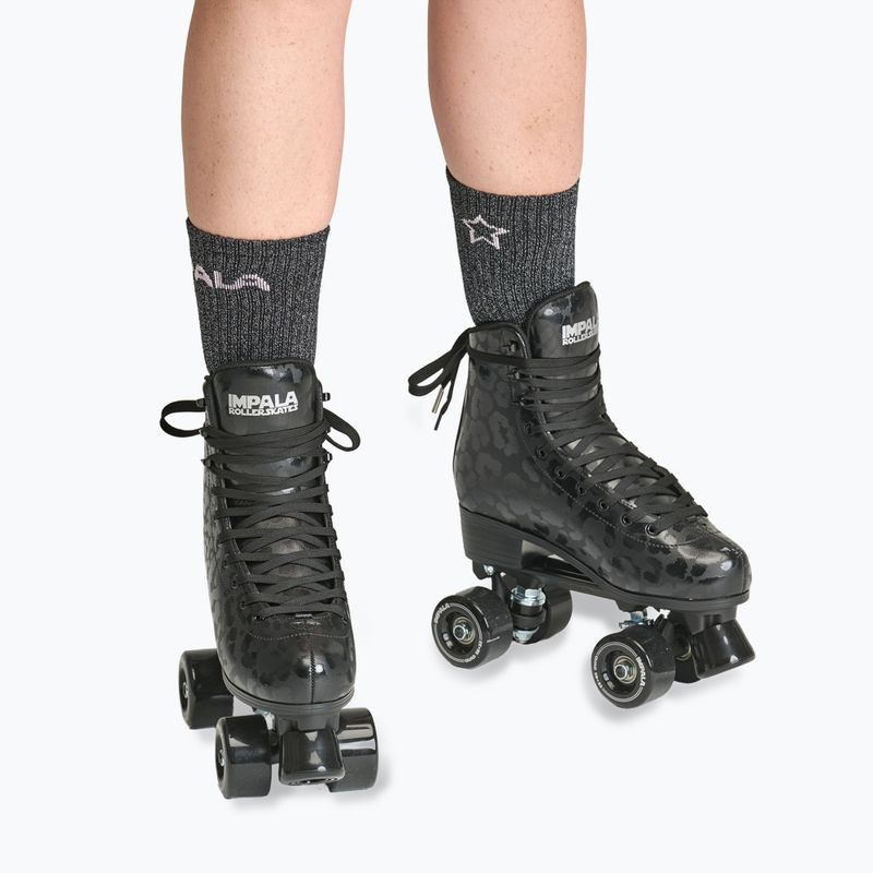 Női görkorcsolya IMPALA Quad Skate black leopard 6