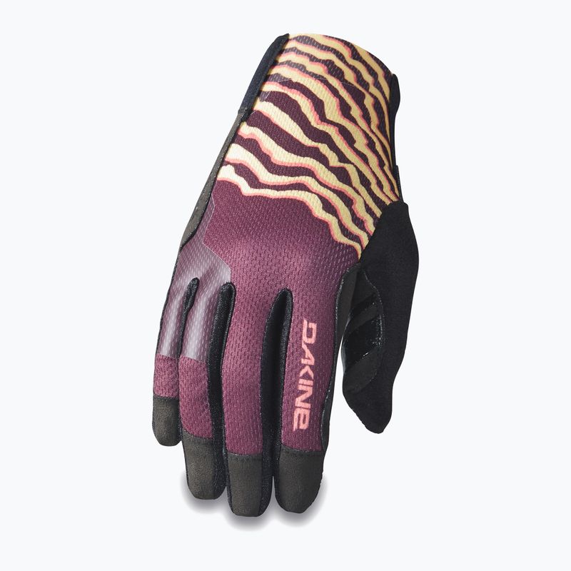 Dakine Covert női kerékpáros kesztyű bordó és barna D10003476 5