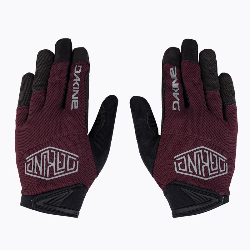 Dakine női kerékpáros kesztyű Syncline Gel bordó-fekete D10003741 3