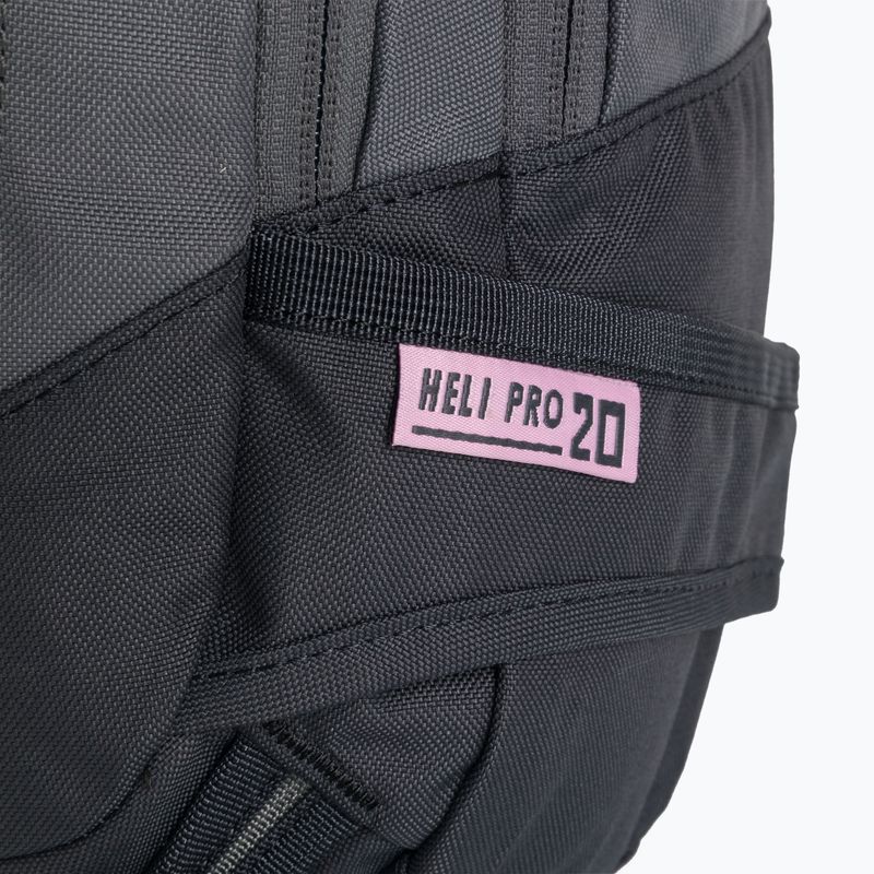 Dakine Team Heli Pro 20 női snowboard hátizsák szürke D10003829 6