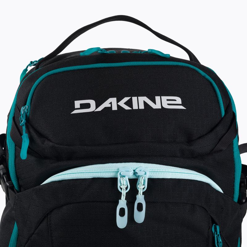 Dakine Heli Pro 20 női snowboard hátizsák fekete-zöld D10003270 4