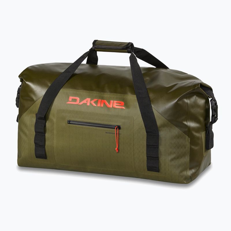 Dakine Cyclone Wet/Dry Rolltop Duffle 60 l táska sötét olívazöld táska