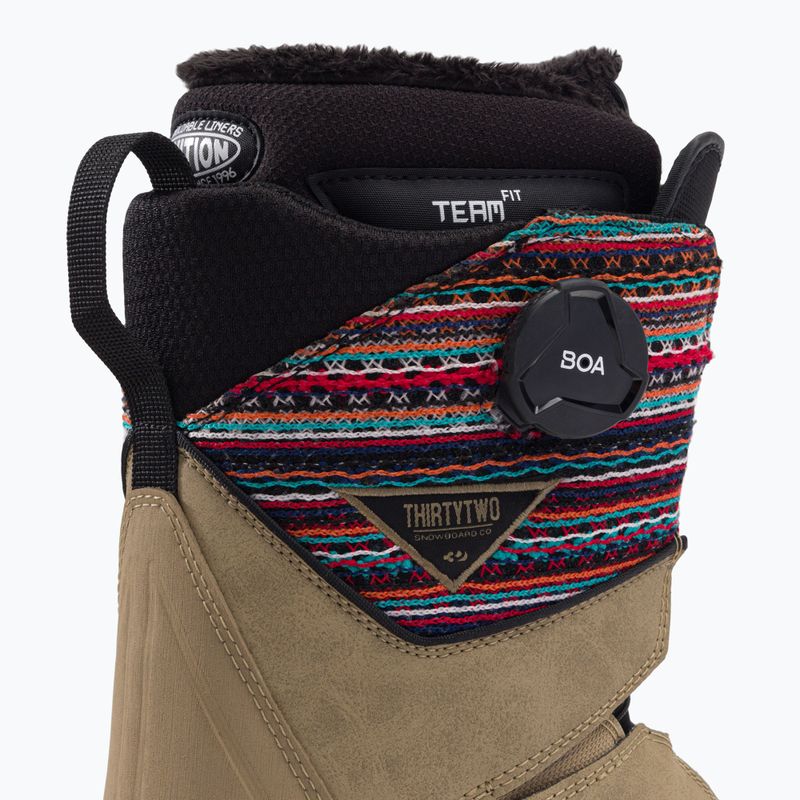 Női snowboard csizma THIRTYTWO Lashed Double Boa W'S bézs 8205000207 8