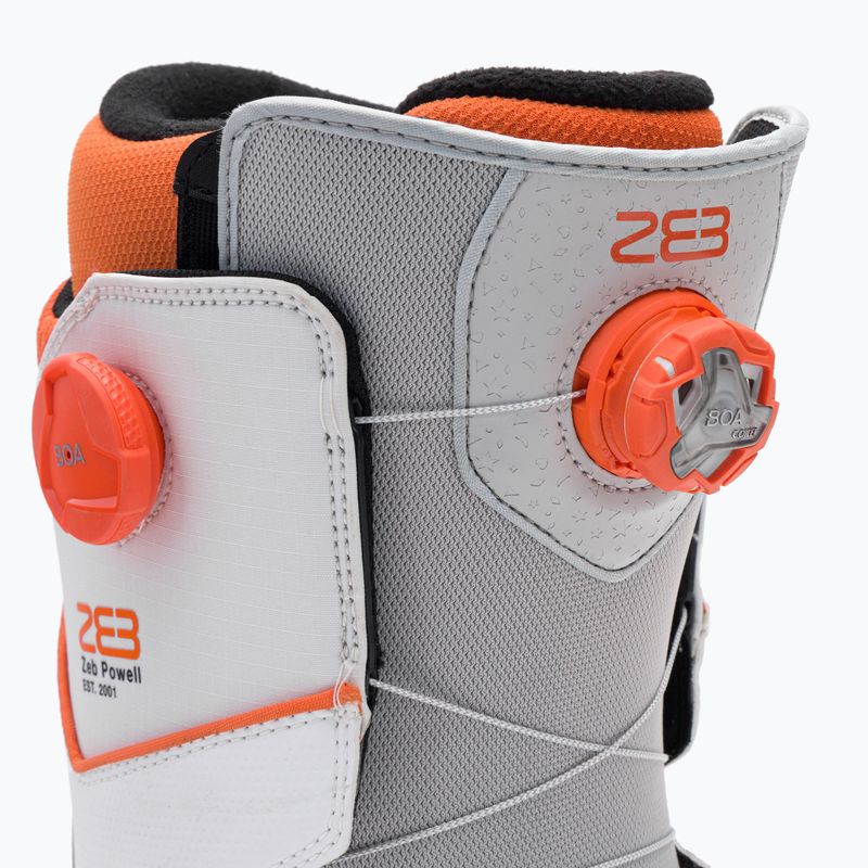 Férfi THIRTYTWO Lashed Double Boa Powell '22 snowboard bakancs fehér 8105000482 6