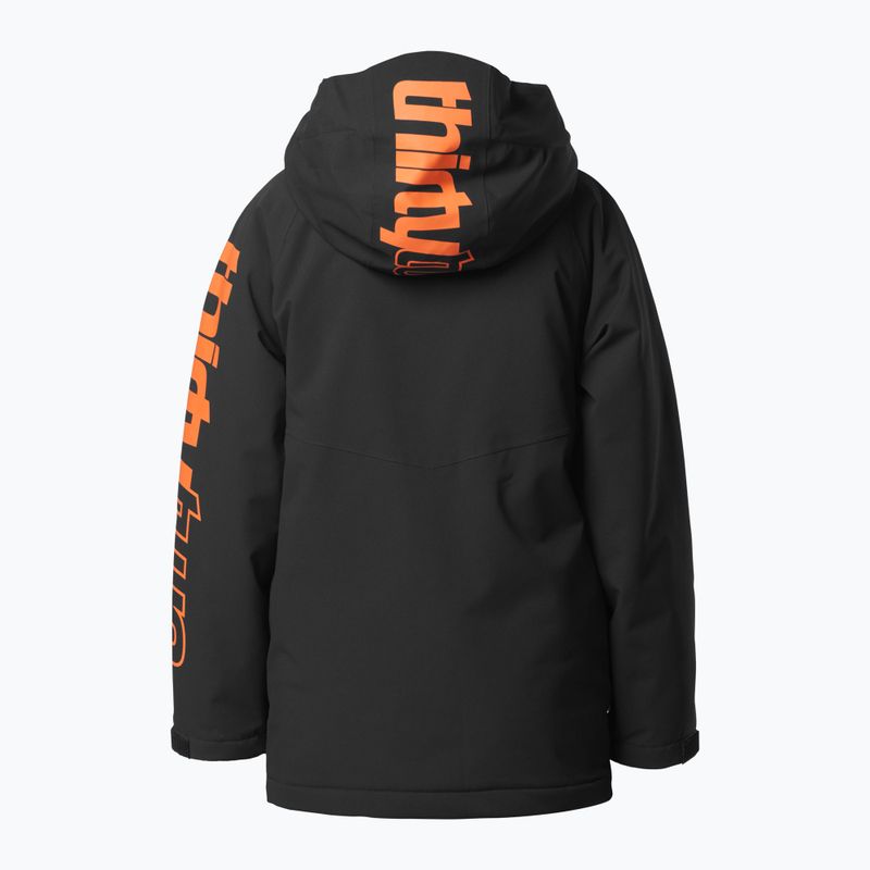 Gyerek snowboard kabát ThirtyTwo Youth Grasser Insulated black/orange 2