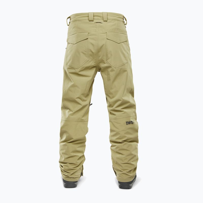 Férfi snowboard nadrág ThirtyTwo Wooderson khaki 2