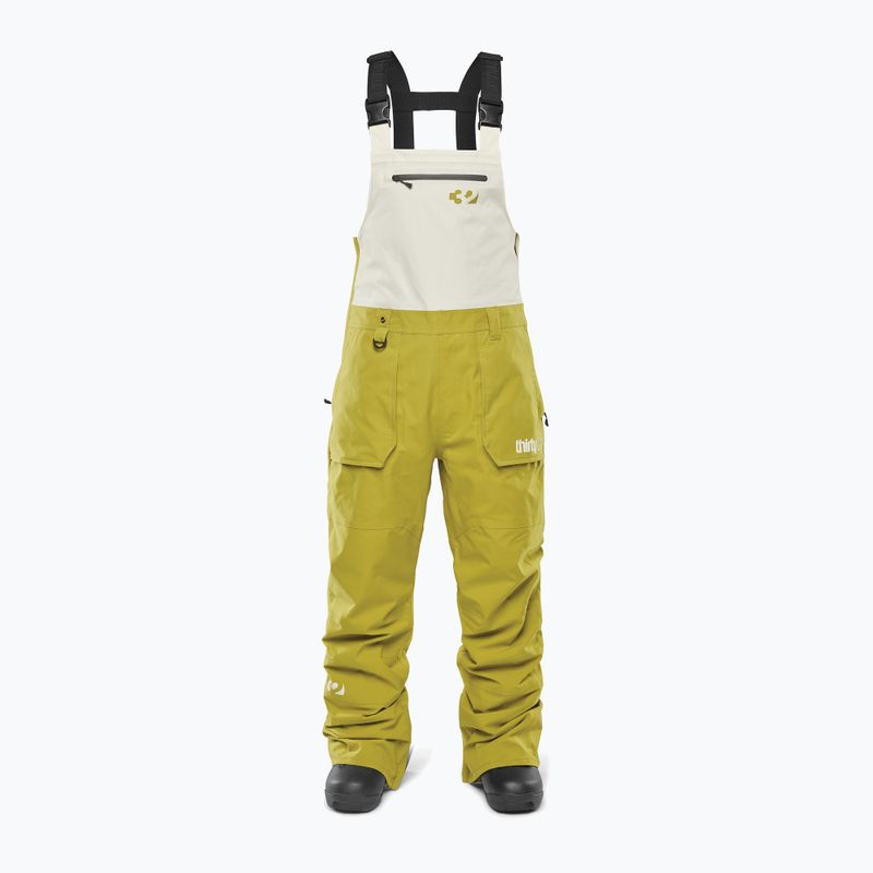 Női snowboard nadrág ThirtyTwo Basement Bib tan