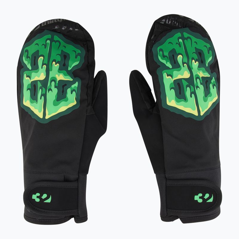 Férfi snowboard kesztyű ThirtyTwo Gateway Mitt black/green 2