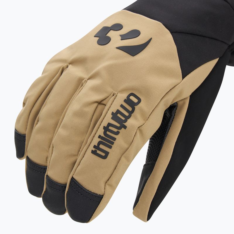 Férfi snowboard kesztyű ThirtyTwo Lashed Glove khaki 4