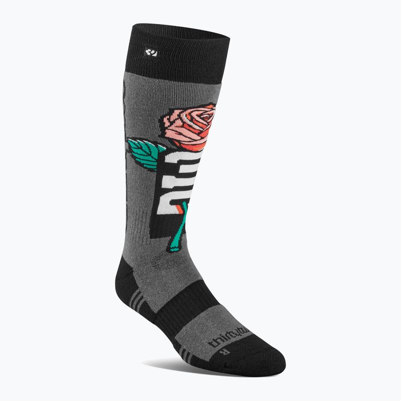 Férfi snowboard zokni ThirtyTwo TM Merino black/charcoal
