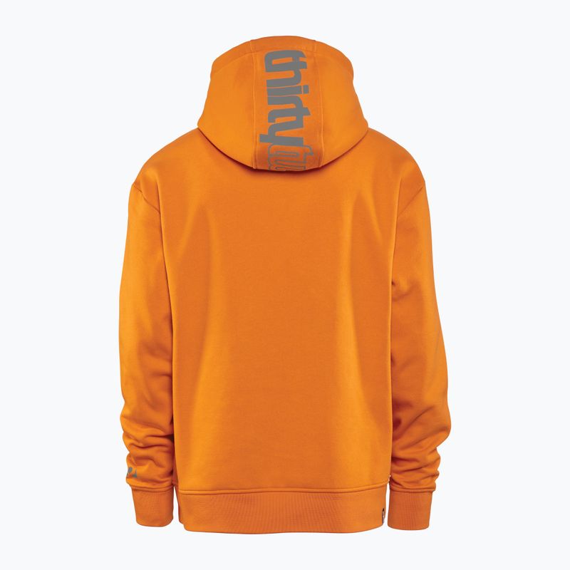Férfi pulóver ThirtyTwo Double Tech Hoodie grey/orange 2