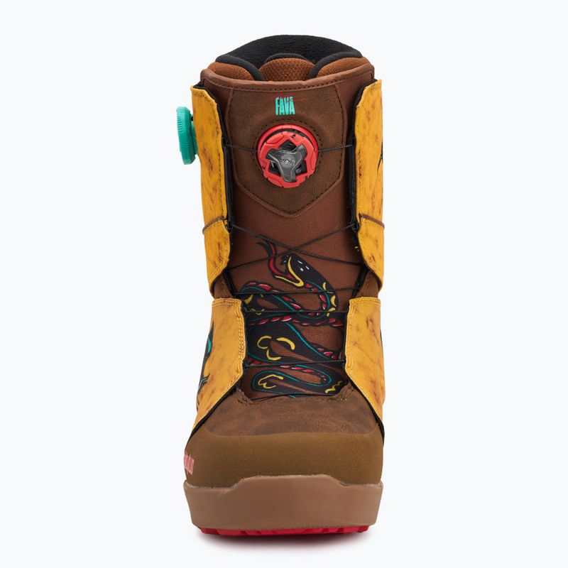 Férfi snowboard cipő ThirtyTwo Lashed Double Boa Fava '24 tobacco 3