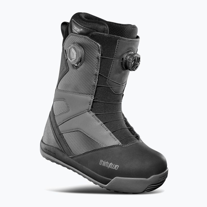 Férfi snowboard cipő ThirtyTwo Stw Double Boa '24 black/charcoal 6