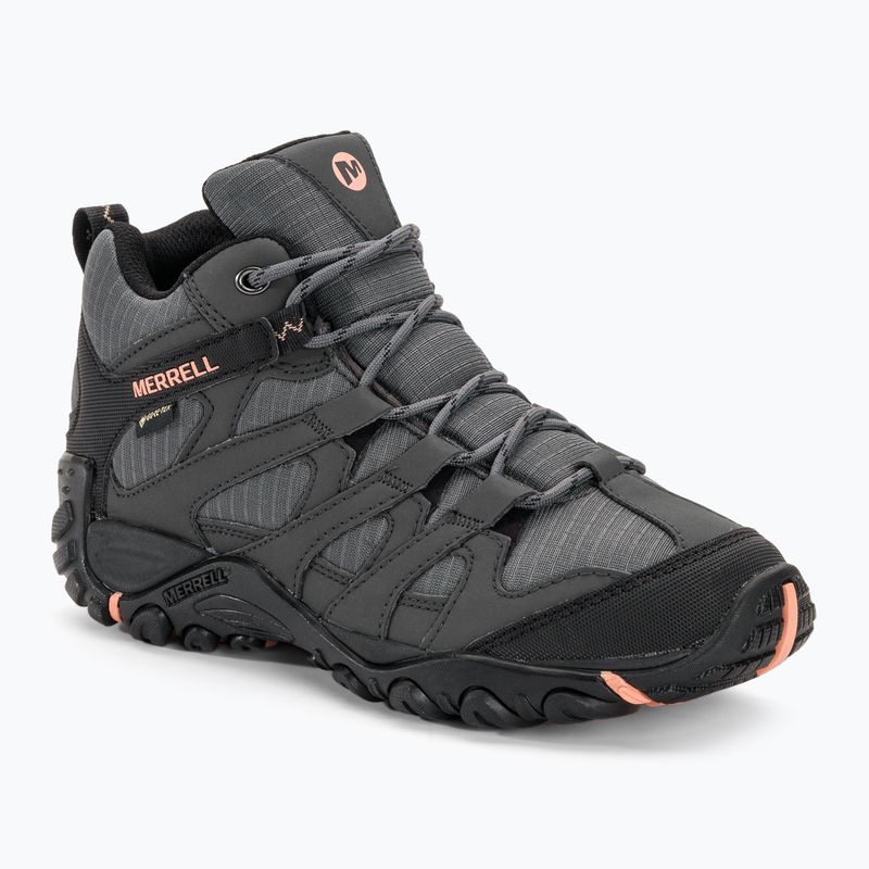 Női túrabakancs Merrell Claypool Sport Mid GTX grey/peach