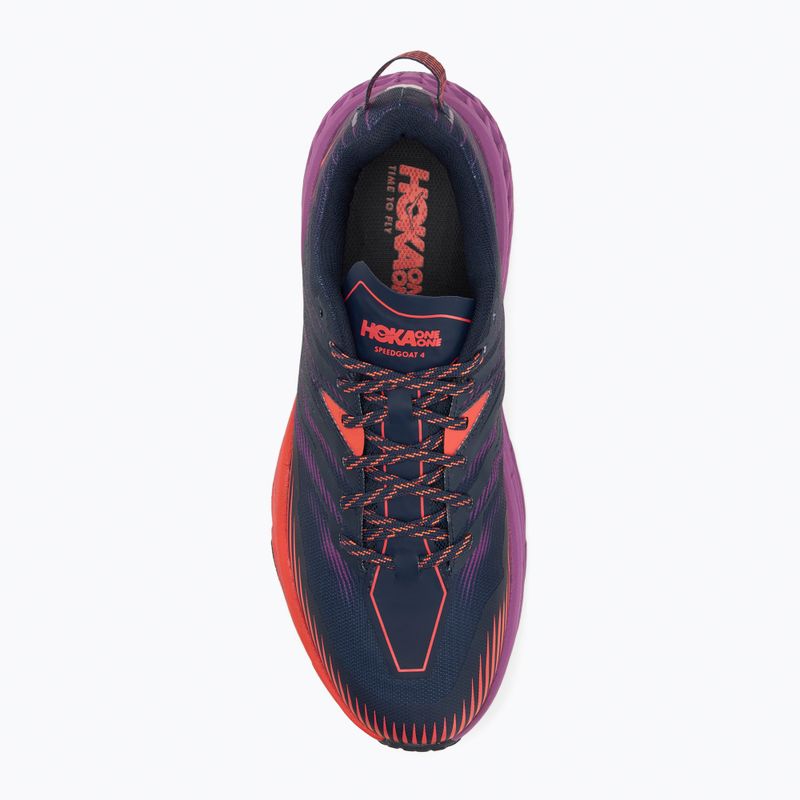 Női futócipő HOKA Speedgoat 4 outer space / hot coral 5
