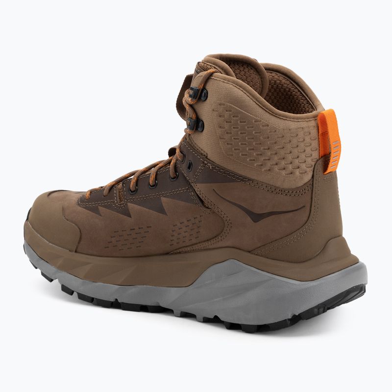 Férfi túrabakancs HOKA Kaha GTX otter/perzsimon/narancs 3