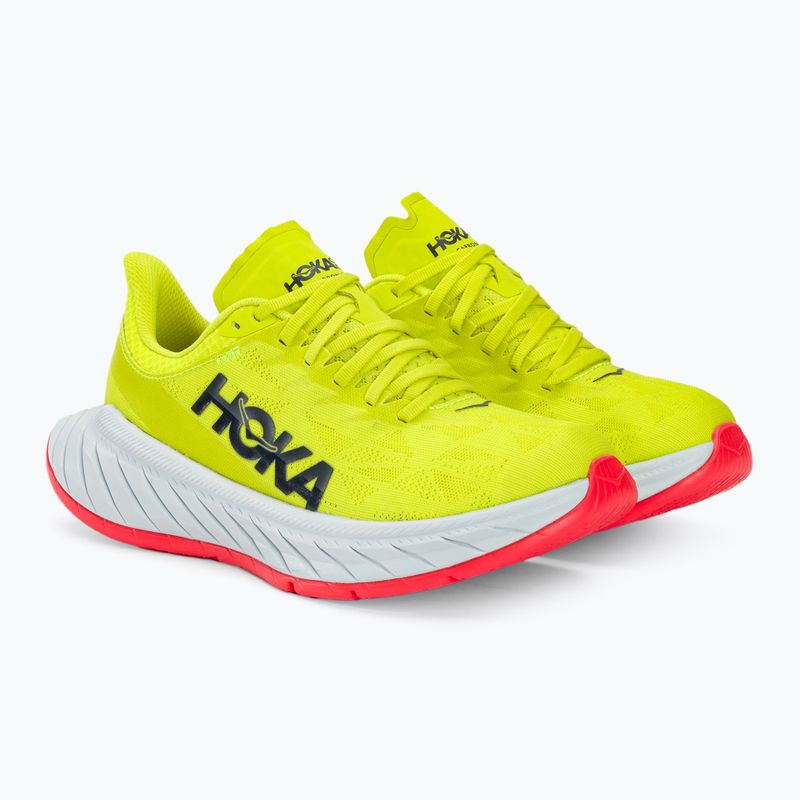 női futócipő  HOKA Carbon X 2 evening primrose/fiesta 5