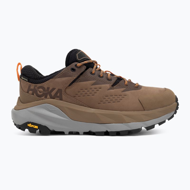 Férfi túrabakancs HOKA Kaha Low GTX otter persimmon/orange 2