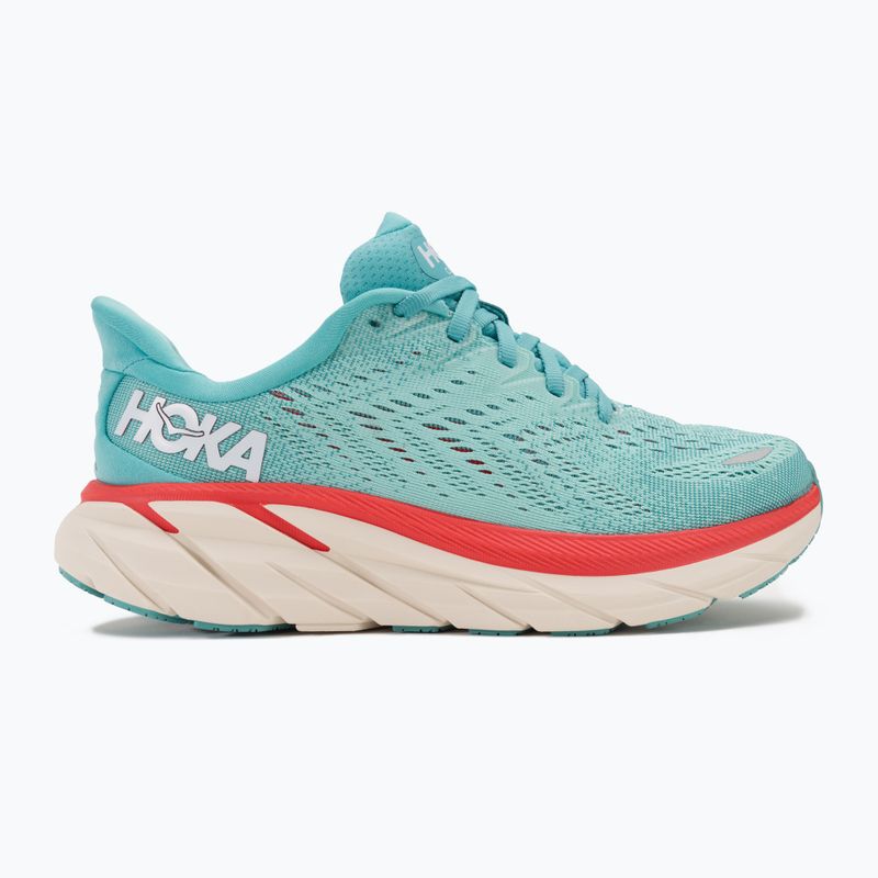 Női futócipő HOKA Clifton 8 Wide aquarelle/eggshell kék 2
