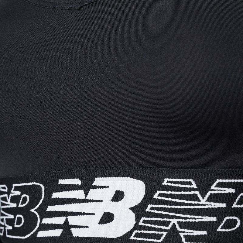 New Balance NB Pace Bra 3.0 fitneszmelltartó fekete NBWB11034 8