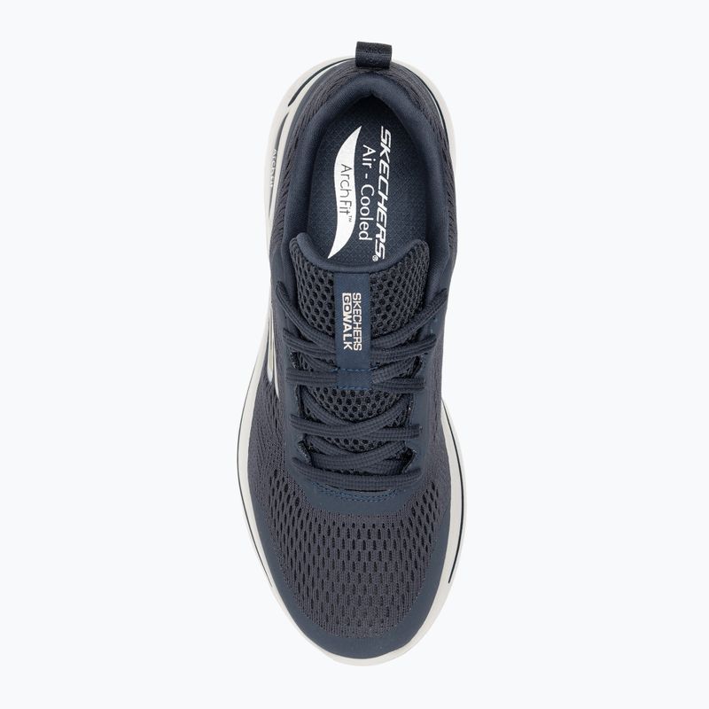 Férfi SKECHERS Go Walk Arch Fit Idyllic navy/fehér/arany cipő 6