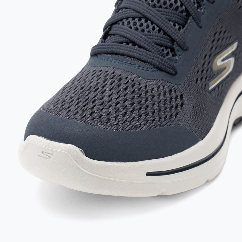 Férfi SKECHERS Go Walk Arch Fit Idyllic navy/fehér/arany cipő 8