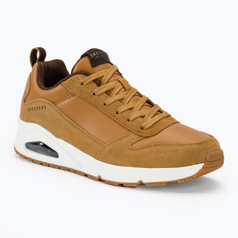 Férfi cipő SKECHERS Uno Stacre whiskey/white