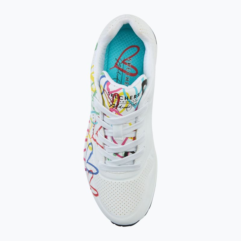 SKECHERS női cipő JGoldcrown Uno Spread The Love fehér/multicolor 5