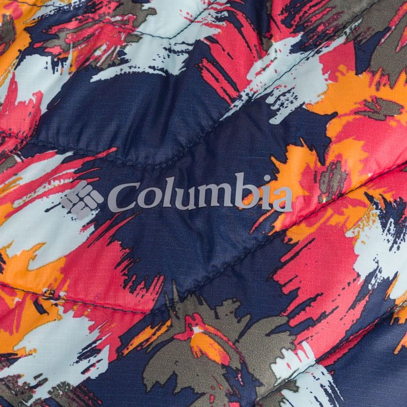 Columbia Powder Pass 469 női cipzáras, ujjatlan, tengerészkék, mintás 1832222 női cipzáras női ruha 1832222 4