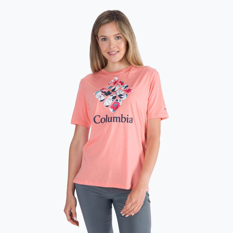 Columbia Bluebird Days Női Trekking póló Relaxed 880 narancssárga 1934002