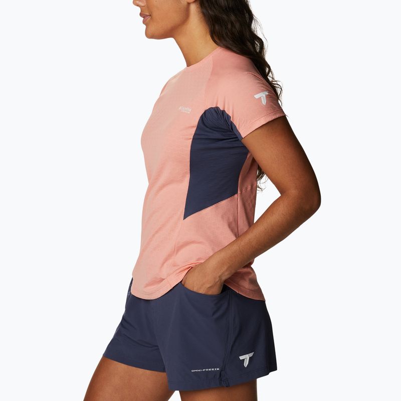 Columbia női póló Titan Pass Ice SS 879 rózsaszín 1991921 3