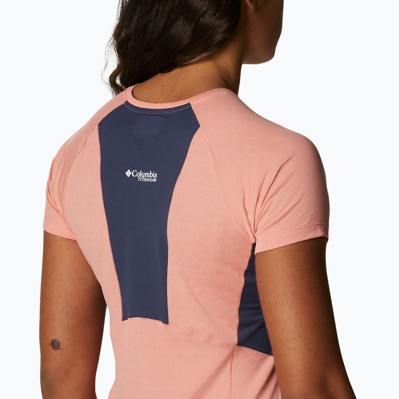 Columbia női póló Titan Pass Ice SS 879 rózsaszín 1991921 5