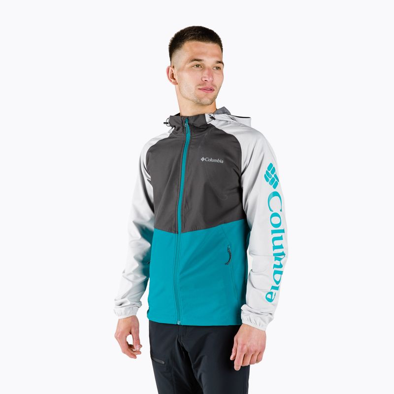 Columbia Panther Creek férfi softshell dzseki kék-szürke 1840711