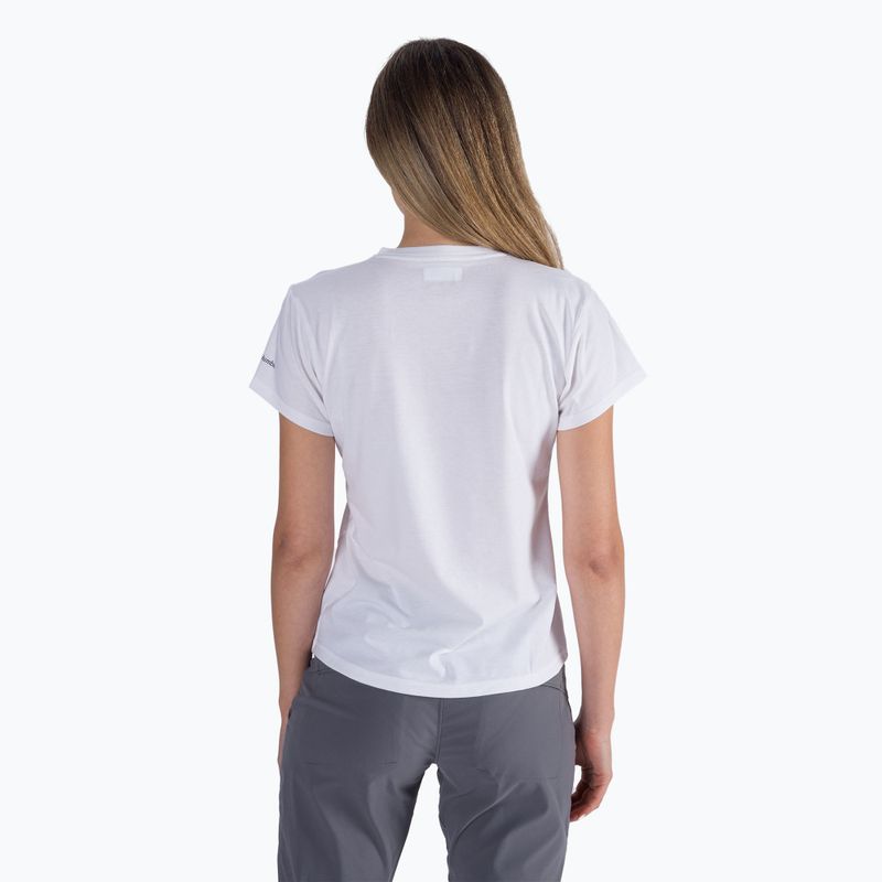 Columbia női trekking póló Sun Trek SS Graphic 108 fehér 1931753 3