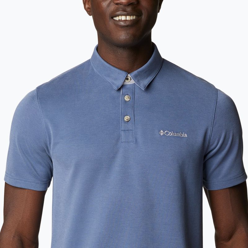 Férfi póló Columbia Nelson Point Polo dark mountain 5