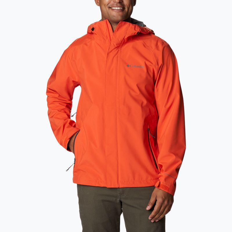 Columbia Earth Explorer férfi esőkabát Shell 813 narancssárga 1988612