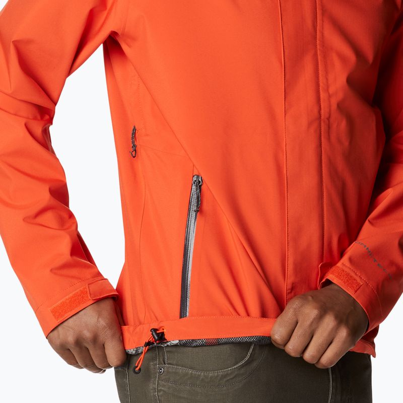 Columbia Earth Explorer férfi esőkabát Shell 813 narancssárga 1988612 14