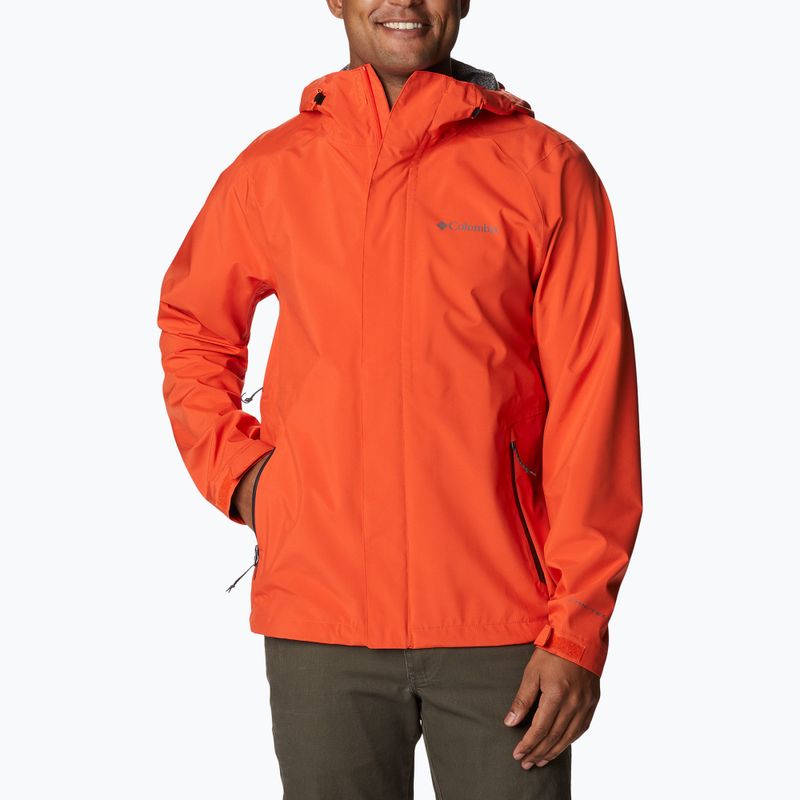 Columbia Earth Explorer férfi esőkabát Shell 813 narancssárga 1988612 2