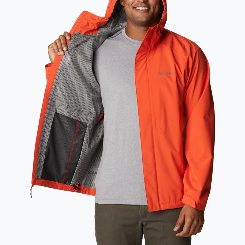 Columbia Earth Explorer férfi esőkabát Shell 813 narancssárga 1988612 9