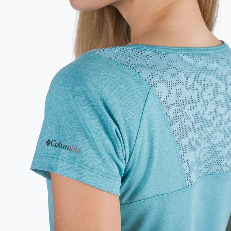 Columbia női trekking póló Peak To Point II SS 363 kék 1885463 5