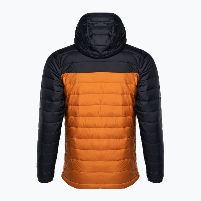 Columbia Powder Lite kapucnis narancssárga/fekete férfi pehelypaplan dzseki 1693931 2