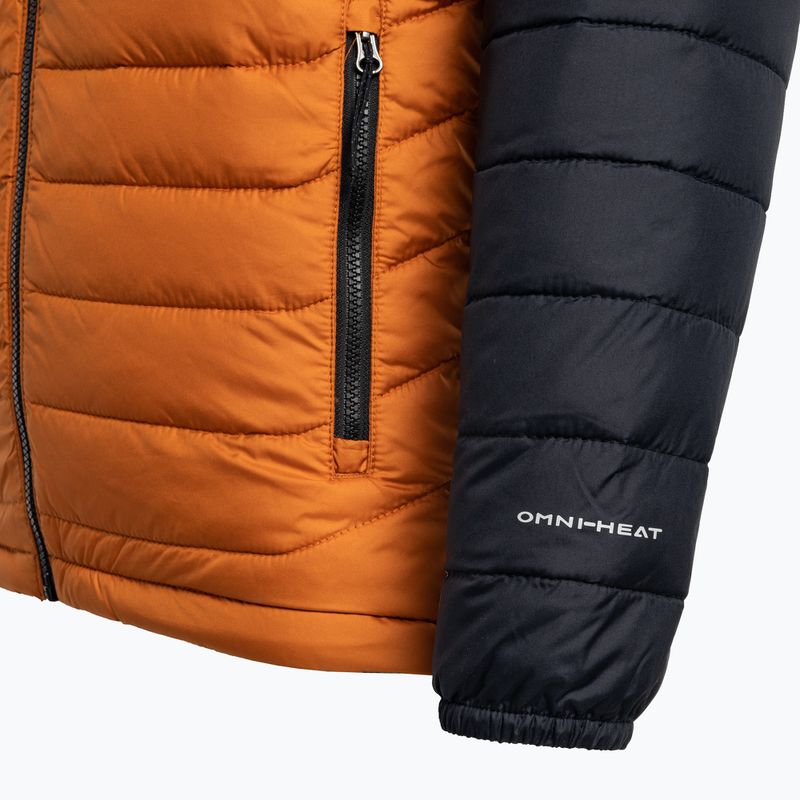 Columbia Powder Lite kapucnis narancssárga/fekete férfi pehelypaplan dzseki 1693931 4